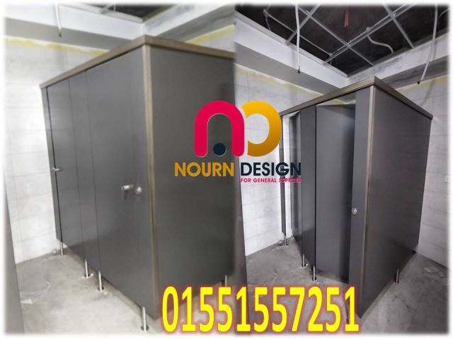 شركه نورن ديزاين قواطيع فواصل ابواب حمامات 4